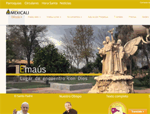 Tablet Screenshot of diocesisdemexicali.org